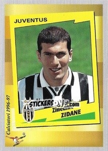 Sticker Zinedine Zidane - Calciatori 2020-2021 n. X15 - Panini