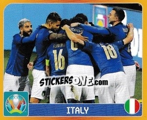 Sticker Group A. Italy