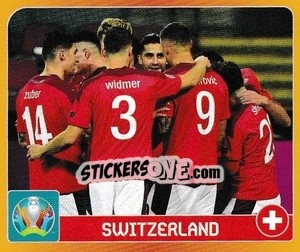 Figurina Group A. Switzerland - UEFA Euro 2020 Tournament Edition. 678 Stickers version n. 8 - Panini