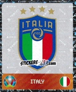 Figurina Logo - UEFA Euro 2020 Tournament Edition. 678 Stickers version - Panini