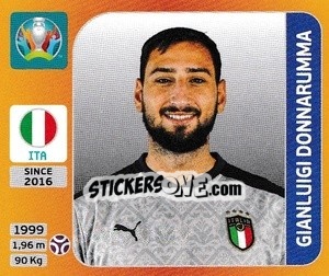 Figurina Gianluigi Donnarumma - UEFA Euro 2020 Tournament Edition. 678 Stickers version - Panini