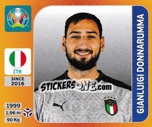 Sticker Gianluigi Donnarumma - UEFA Euro 2020 Tournament Edition. 678 Stickers version n. 12 - Panini