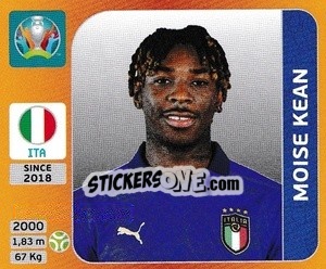 Sticker Moise Kean - UEFA Euro 2020 Tournament Edition. 678 Stickers version n. 31 - Panini