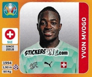 Cromo Yvon Mvogo - UEFA Euro 2020 Tournament Edition. 678 Stickers version - Panini