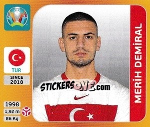 Sticker Merih Demiral - UEFA Euro 2020 Tournament Edition. 678 Stickers version n. 70 - Panini