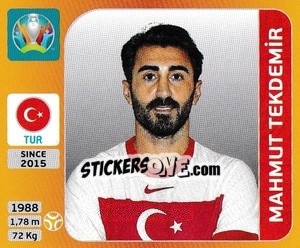 Sticker Mahmut Tekdemir - UEFA Euro 2020 Tournament Edition. 678 Stickers version - Panini