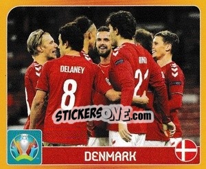 Sticker Group B. Denmark - UEFA Euro 2020 Tournament Edition. 678 Stickers version - Panini