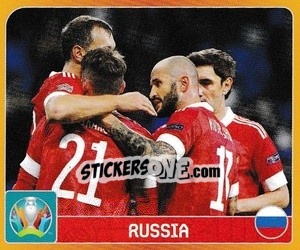 Sticker Group B. Russia - UEFA Euro 2020 Tournament Edition. 678 Stickers version - Panini