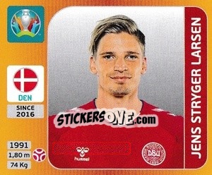 Sticker Jens Stryger Larsen - UEFA Euro 2020 Tournament Edition. 678 Stickers version n. 163 - Panini