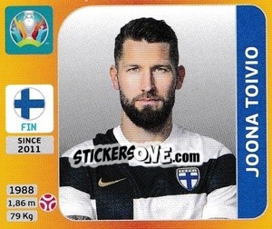 Cromo Joona Toivio - UEFA Euro 2020 Tournament Edition. 678 Stickers version - Panini
