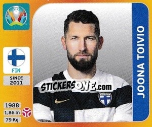 Sticker Joona Toivio - UEFA Euro 2020 Tournament Edition. 678 Stickers version n. 184 - Panini