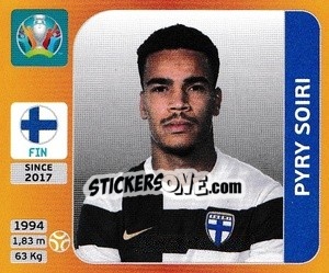 Sticker Pyry Soiri - UEFA Euro 2020 Tournament Edition. 678 Stickers version n. 192 - Panini