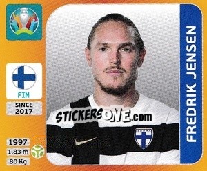 Sticker Frederik Jensen - UEFA Euro 2020 Tournament Edition. 678 Stickers version - Panini
