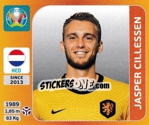 Sticker Jasper Cillessen - UEFA Euro 2020 Tournament Edition. 678 Stickers version n. 269 - Panini