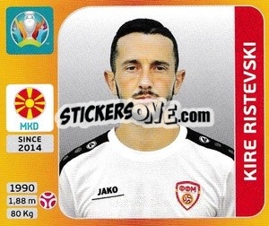 Cromo Kire Ristevski - UEFA Euro 2020 Tournament Edition. 678 Stickers version - Panini