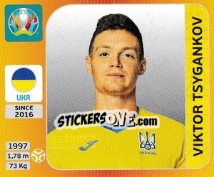 Sticker Viktor Tsygankov - UEFA Euro 2020 Tournament Edition. 678 Stickers version - Panini