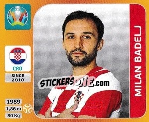 Sticker Milan Badelj - UEFA Euro 2020 Tournament Edition. 678 Stickers version - Panini