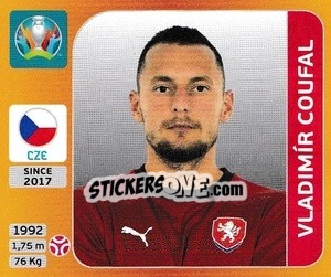 Sticker Vladimír Coufal - UEFA Euro 2020 Tournament Edition. 678 Stickers version n. 386 - Panini