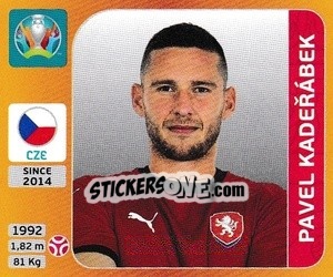 Sticker Pavel Kadeřábek - UEFA Euro 2020 Tournament Edition. 678 Stickers version - Panini
