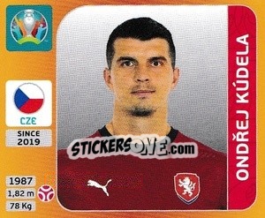 Sticker Ondřej Kúdela - UEFA Euro 2020 Tournament Edition. 678 Stickers version - Panini