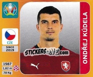 Sticker Ondřej Kúdela - UEFA Euro 2020 Tournament Edition. 678 Stickers version n. 388 - Panini