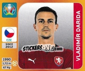 Sticker Vladimír Darida - UEFA Euro 2020 Tournament Edition. 678 Stickers version - Panini