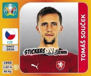Sticker Tomáš Soucek - UEFA Euro 2020 Tournament Edition. 678 Stickers version n. 396 - Panini
