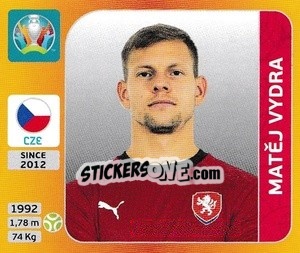 Sticker Matěj Vydra - UEFA Euro 2020 Tournament Edition. 678 Stickers version n. 400 - Panini