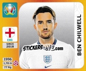Sticker Ben Chilwell - UEFA Euro 2020 Tournament Edition. 678 Stickers version n. 405 - Panini