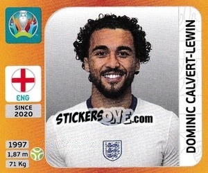 Sticker Dominic Calvert-Lewin - UEFA Euro 2020 Tournament Edition. 678 Stickers version n. 417 - Panini