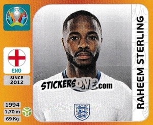 Sticker Raheem Sterling - UEFA Euro 2020 Tournament Edition. 678 Stickers version n. 421 - Panini