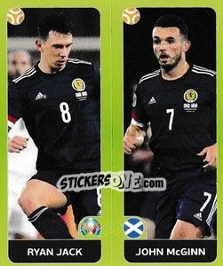 Cromo Ryan Jack / John McGinn