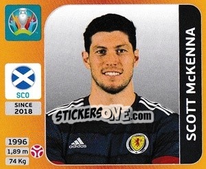Figurina Scott McKenna - UEFA Euro 2020 Tournament Edition. 678 Stickers version - Panini