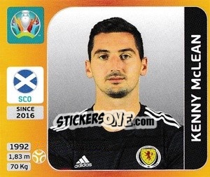 Sticker Kenny McLean - UEFA Euro 2020 Tournament Edition. 678 Stickers version n. 450 - Panini