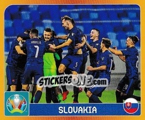 Sticker Group E. Slovakia - UEFA Euro 2020 Tournament Edition. 678 Stickers version - Panini