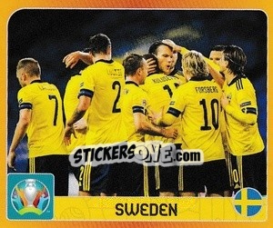 Figurina Group E. Sweden - UEFA Euro 2020 Tournament Edition. 678 Stickers version - Panini
