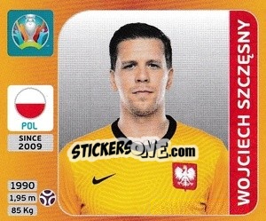 Figurina Wojciech Szczęsny - UEFA Euro 2020 Tournament Edition. 678 Stickers version - Panini
