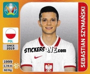 Sticker Sebastian Szymański - UEFA Euro 2020 Tournament Edition. 678 Stickers version n. 475 - Panini