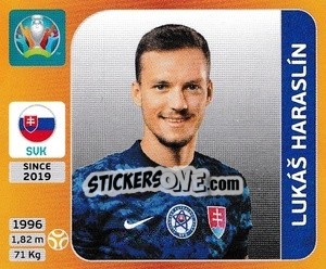 Cromo Lukáš Haraslín - UEFA Euro 2020 Tournament Edition. 678 Stickers version - Panini