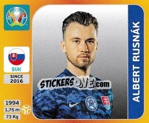 Cromo Albert Rusnák - UEFA Euro 2020 Tournament Edition. 678 Stickers version - Panini
