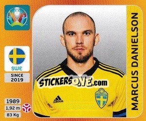 Sticker Marcus Danielson - UEFA Euro 2020 Tournament Edition. 678 Stickers version - Panini