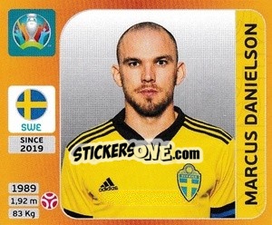 Sticker Marcus Danielson - UEFA Euro 2020 Tournament Edition. 678 Stickers version n. 550 - Panini