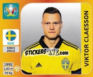 Figurina Viktor Claesson - UEFA Euro 2020 Tournament Edition. 678 Stickers version - Panini