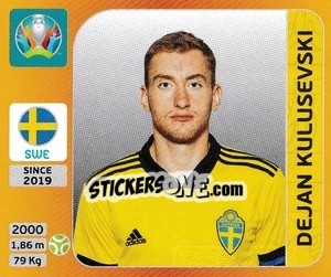 Figurina Dejan Kulusevski - UEFA Euro 2020 Tournament Edition. 678 Stickers version - Panini