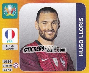 Figurina Hugo Lloris - UEFA Euro 2020 Tournament Edition. 678 Stickers version - Panini