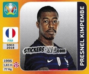 Figurina Presnel Kimpembe - UEFA Euro 2020 Tournament Edition. 678 Stickers version - Panini