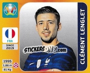 Sticker Clément Lenglet - UEFA Euro 2020 Tournament Edition. 678 Stickers version - Panini