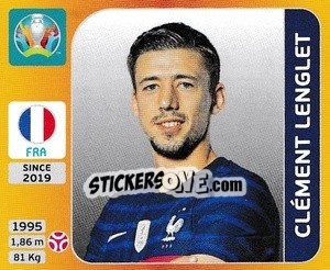 Sticker Clément Lenglet - UEFA Euro 2020 Tournament Edition. 678 Stickers version n. 577 - Panini