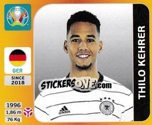 Sticker Thilo Kehrer - UEFA Euro 2020 Tournament Edition. 678 Stickers version - Panini