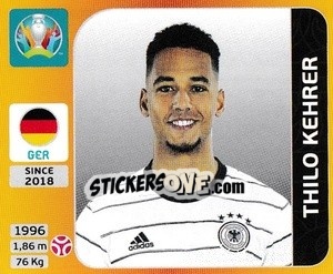 Sticker Thilo Kehrer - UEFA Euro 2020 Tournament Edition. 678 Stickers version n. 608 - Panini